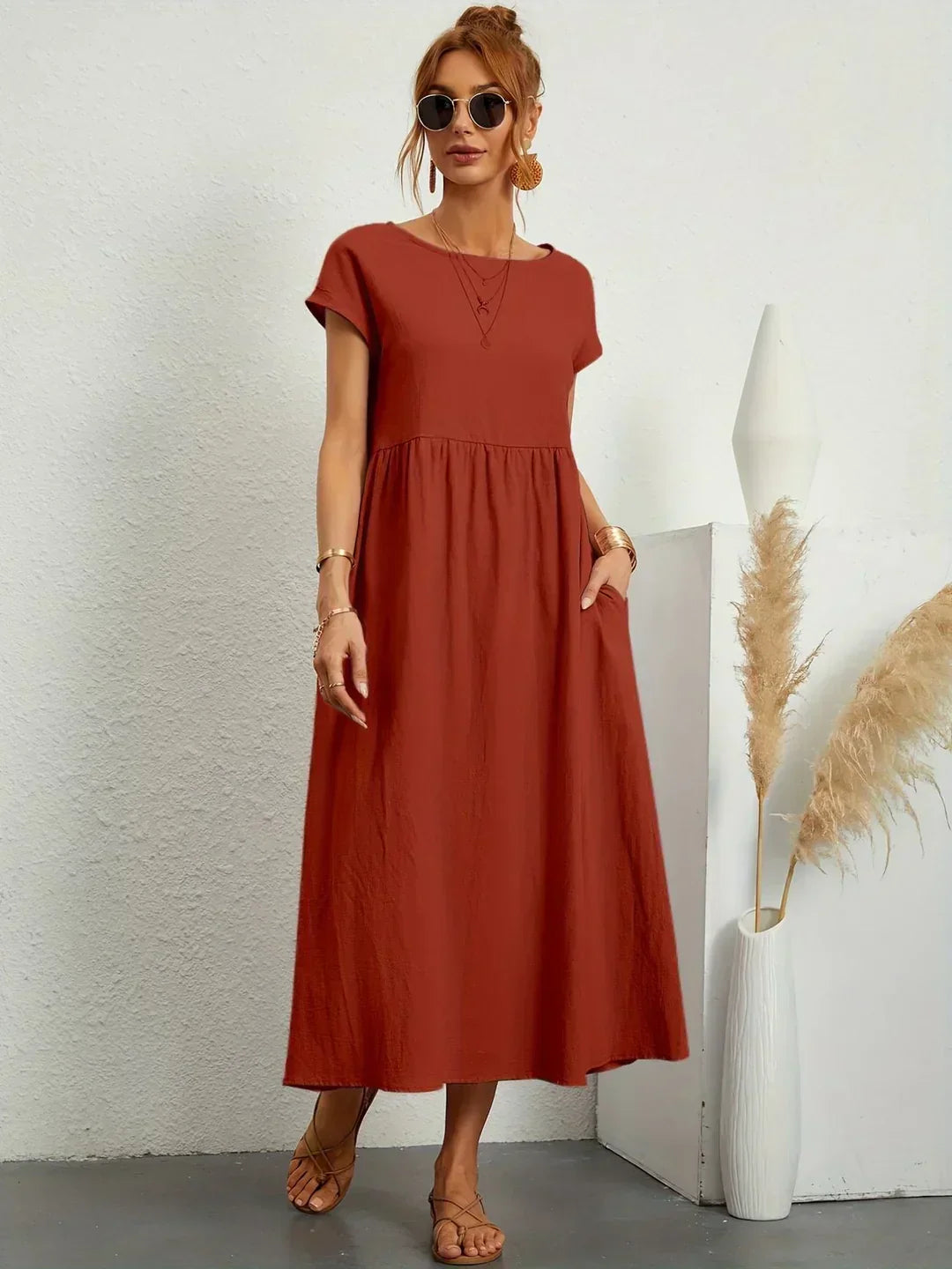 Gabriela™ | Elegantne ja mugav midi kleit