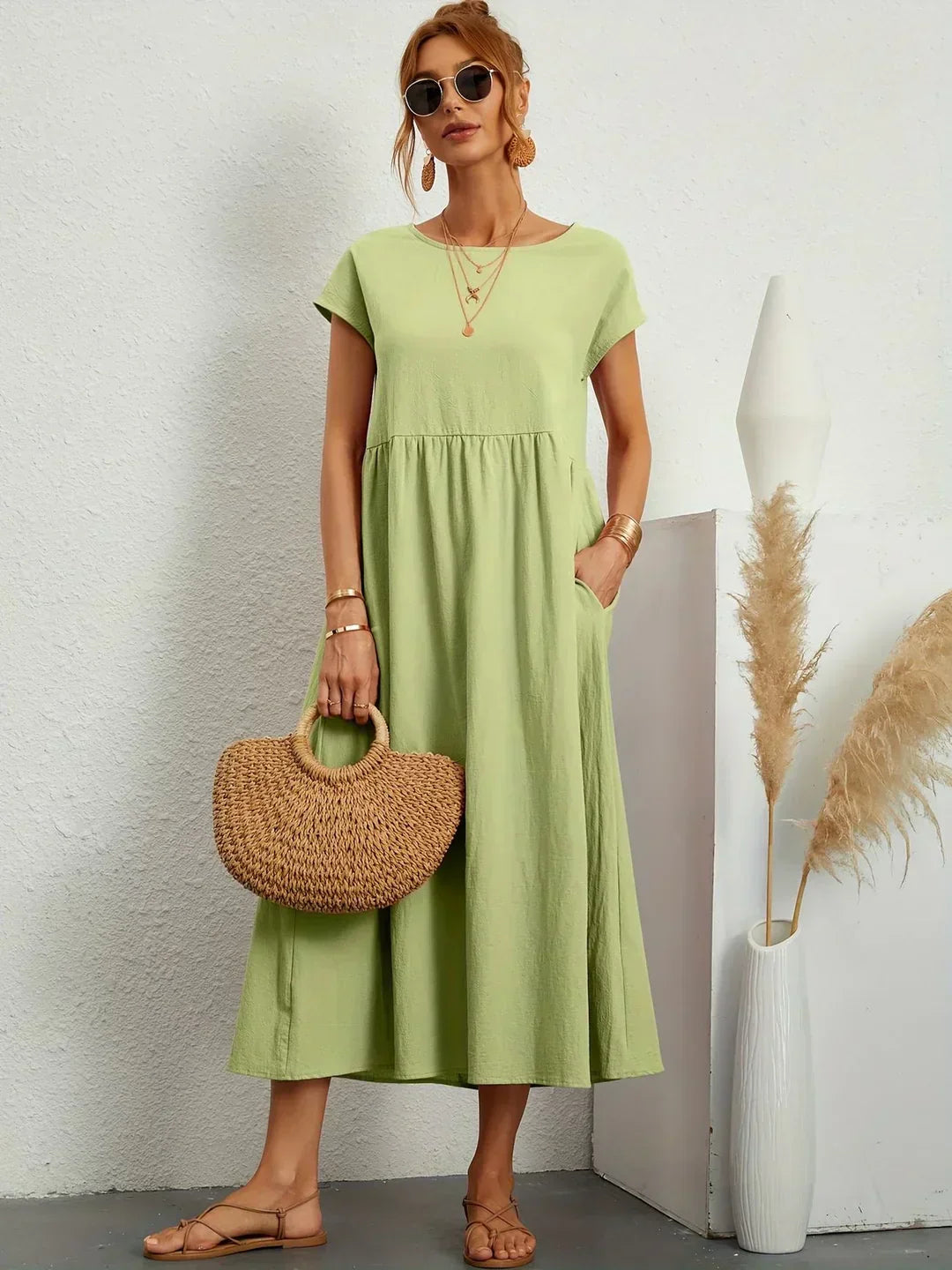 Gabriela™ | Elegantne ja mugav midi kleit