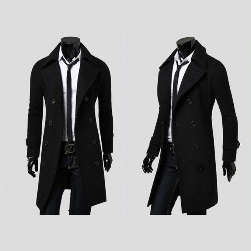 Elegantne pikk trenchcoat
