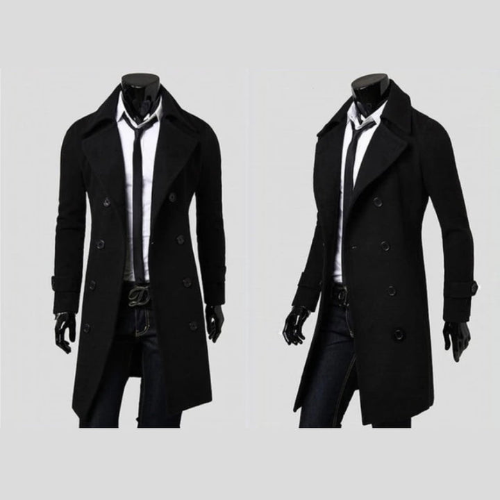Elegantne pikk trenchcoat