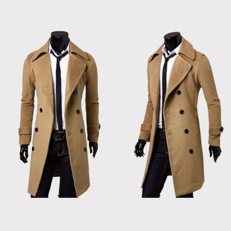 Elegantne pikk trenchcoat