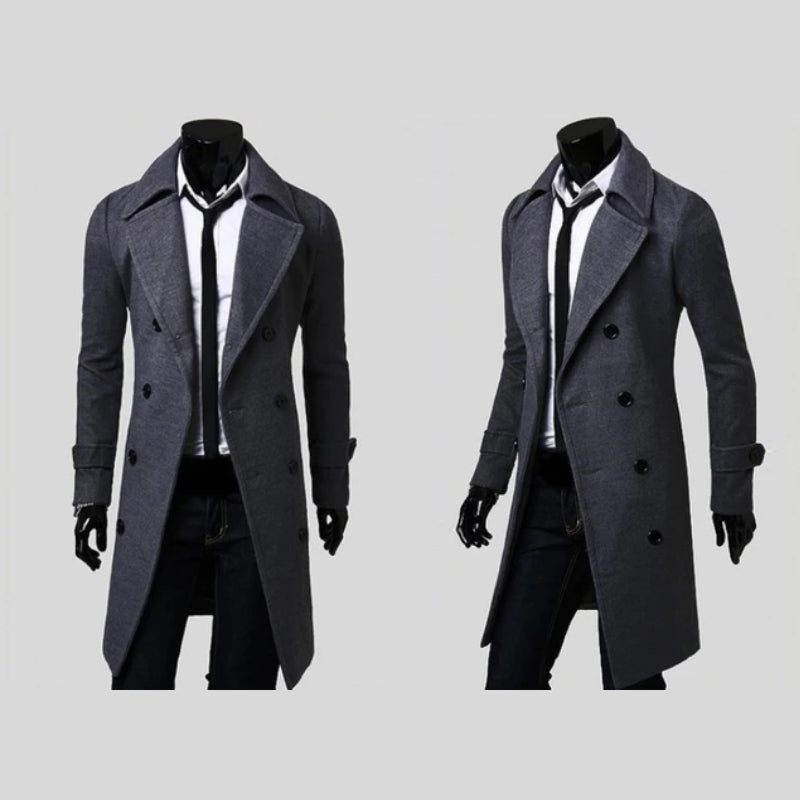 Elegantne pikk trenchcoat