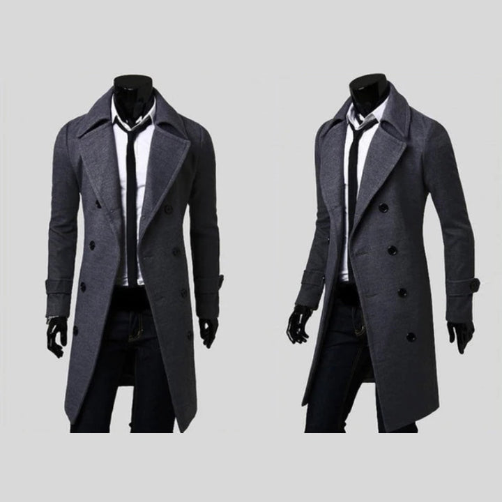 Elegantne pikk trenchcoat