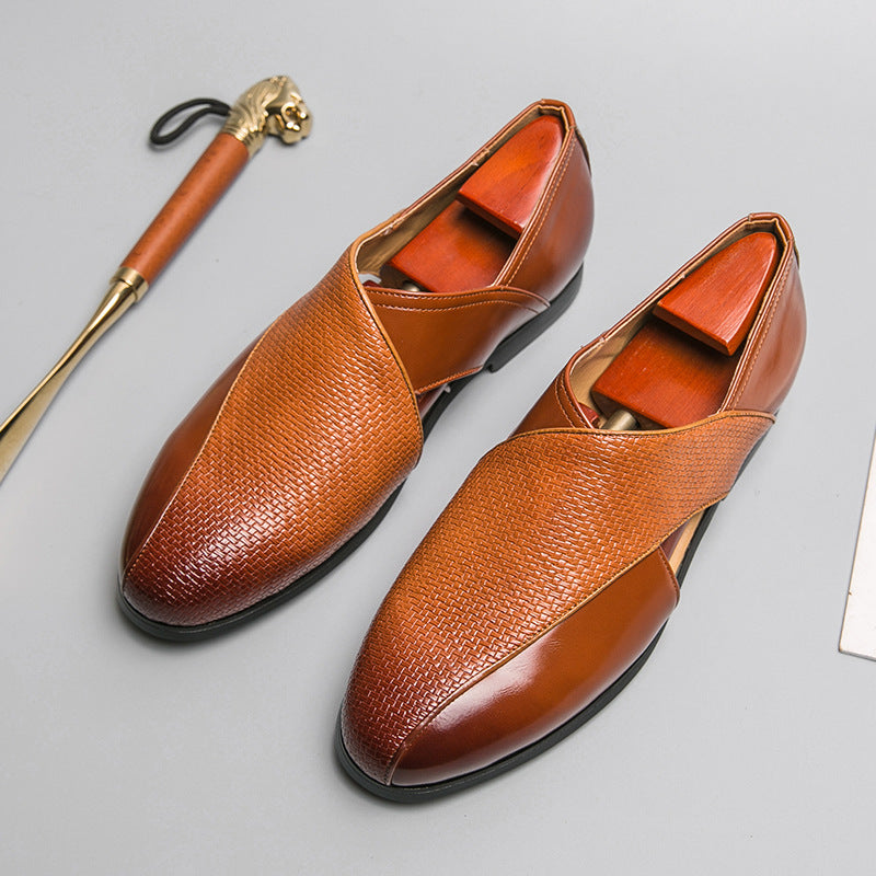 Vintage nahast Loafers