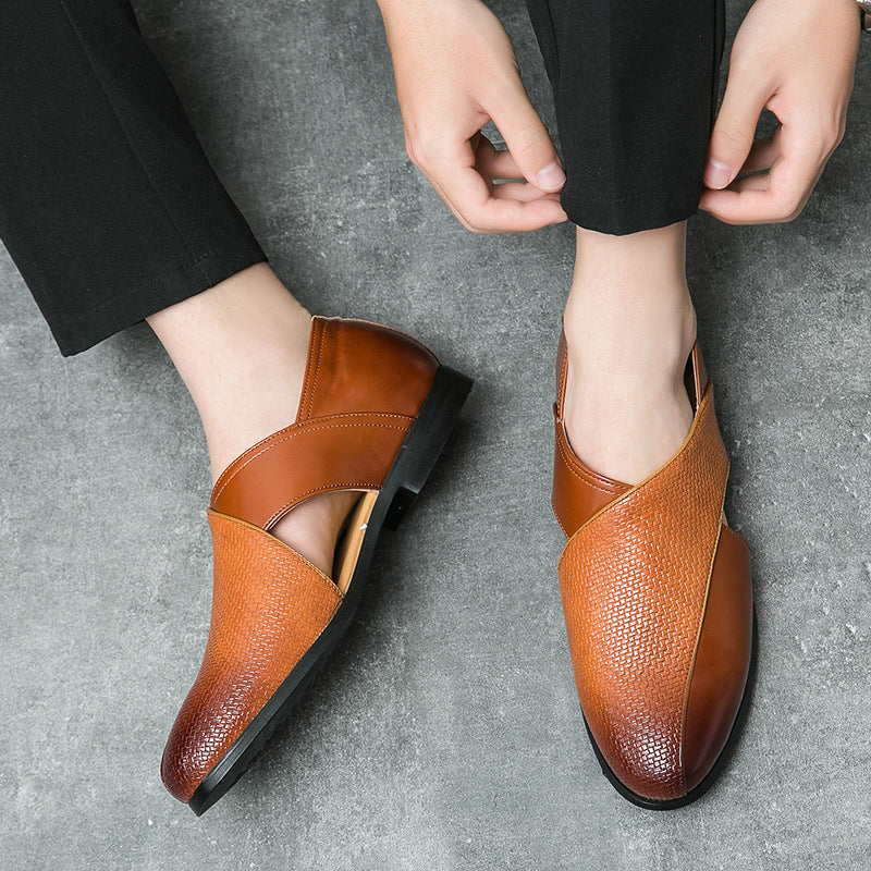 Vintage nahast Loafers