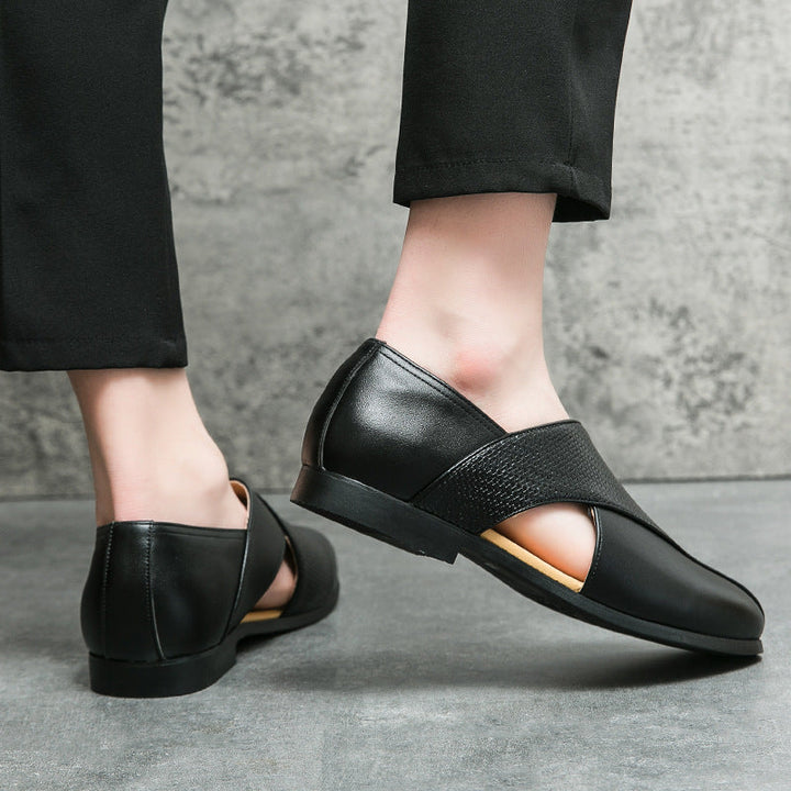 Vintage nahast Loafers