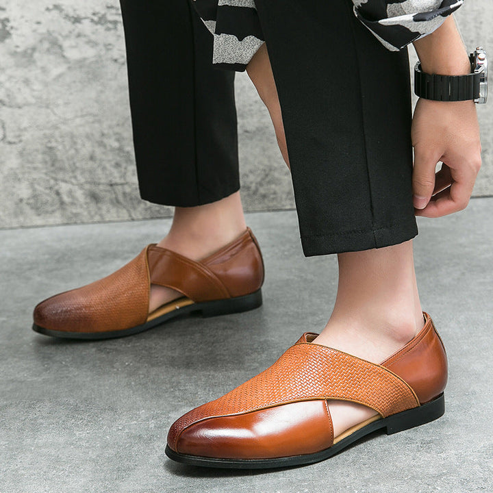 Vintage nahast Loafers