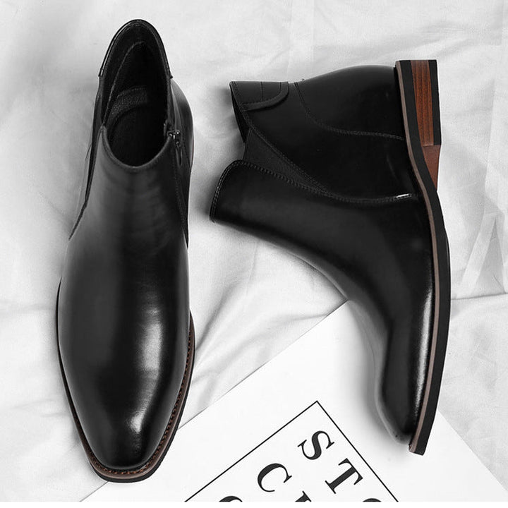 Elegantne nahast Chelsea saapad