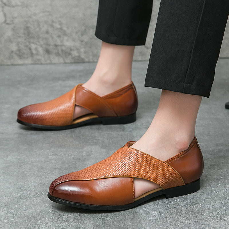 Vintage nahast Loafers