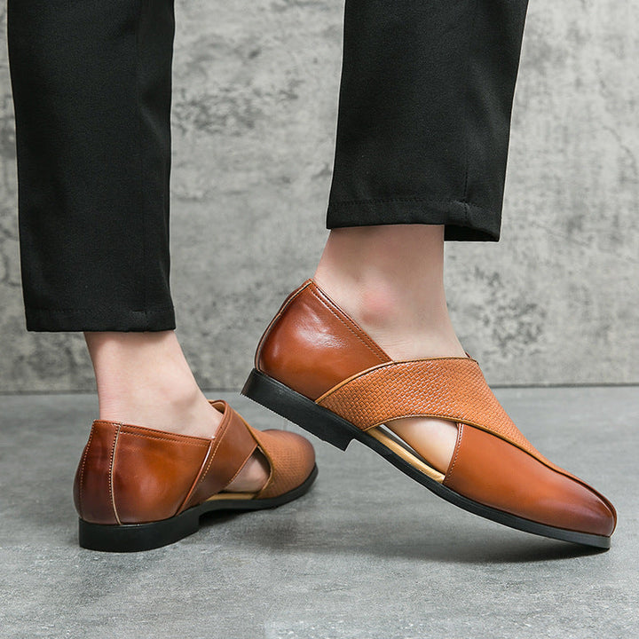 Vintage nahast Loafers