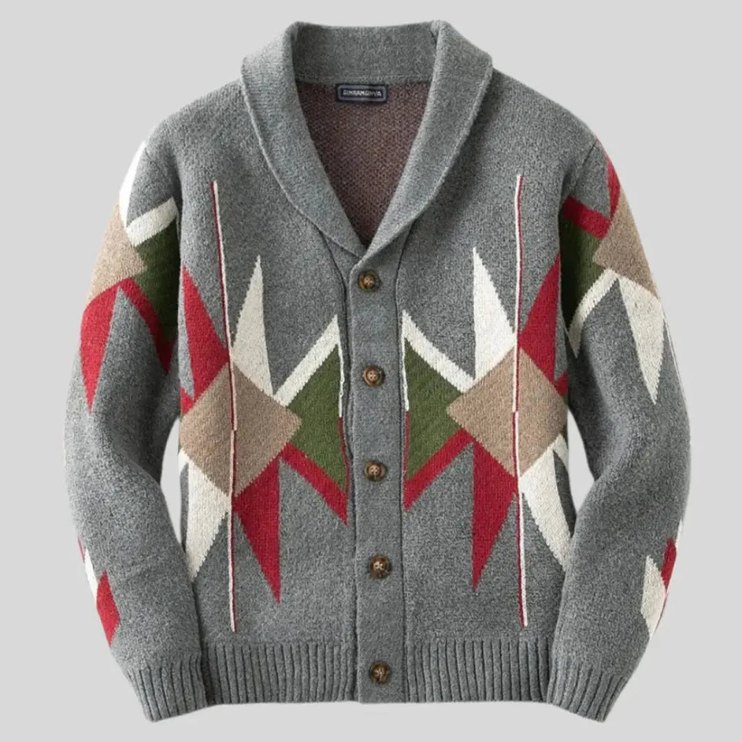 Jacquard villane vest