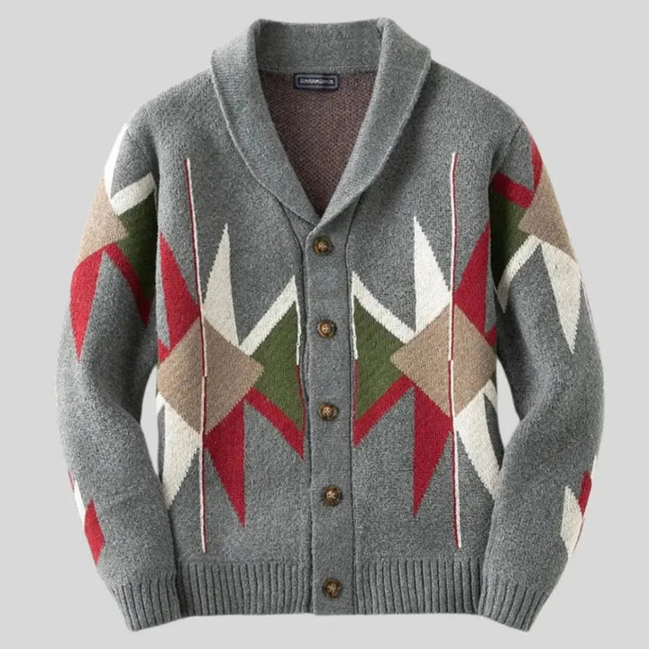 Jacquard villane vest