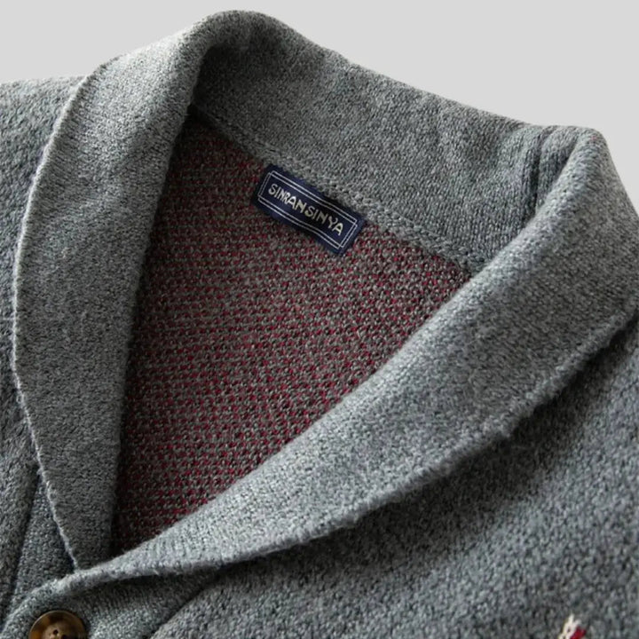 Jacquard villane vest