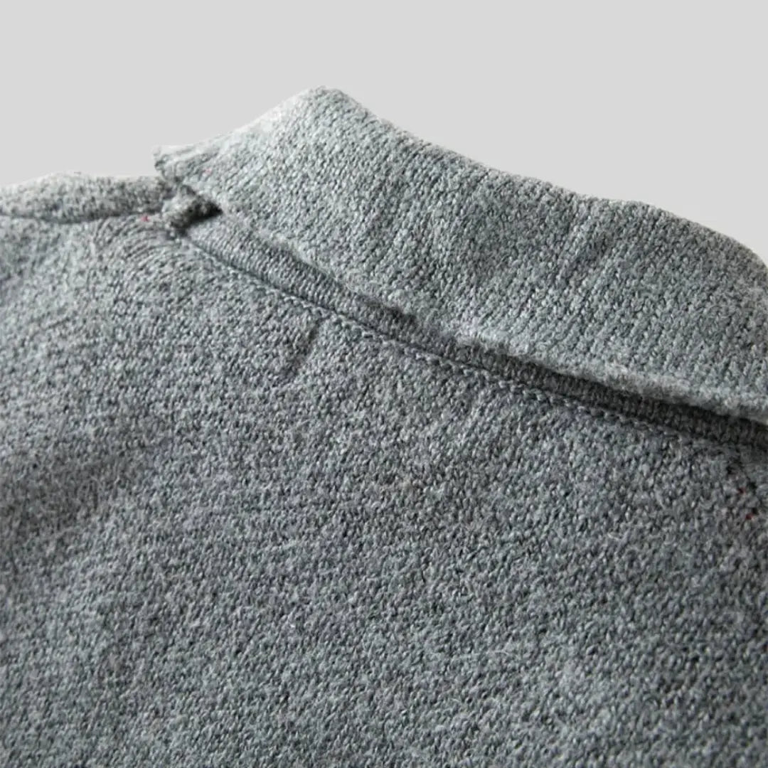 Jacquard villane vest