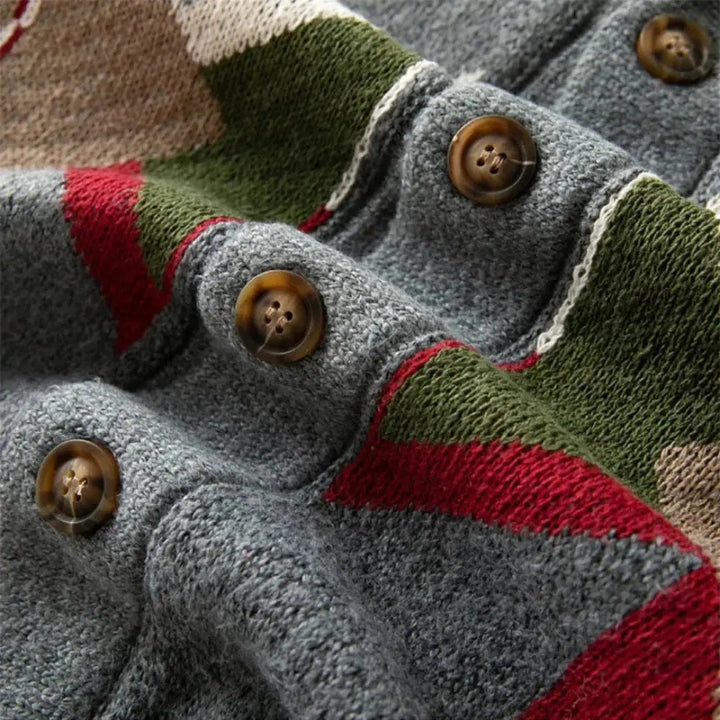 Jacquard villane vest
