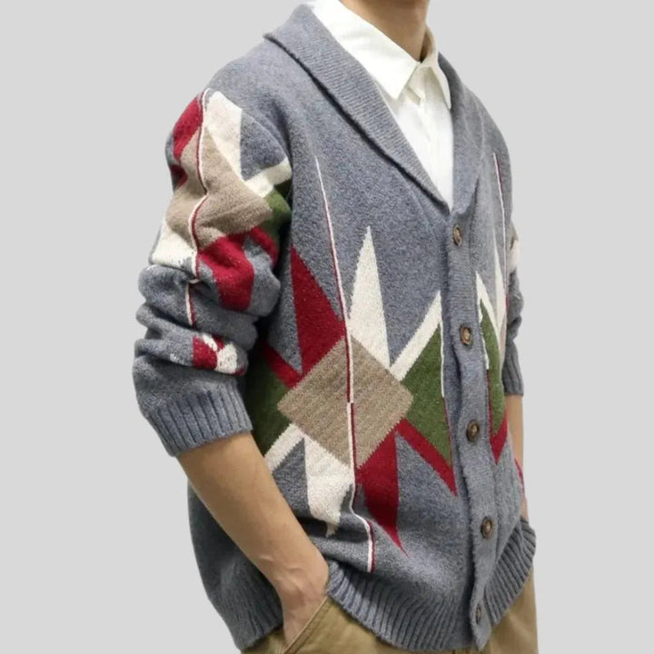 Jacquard villane vest