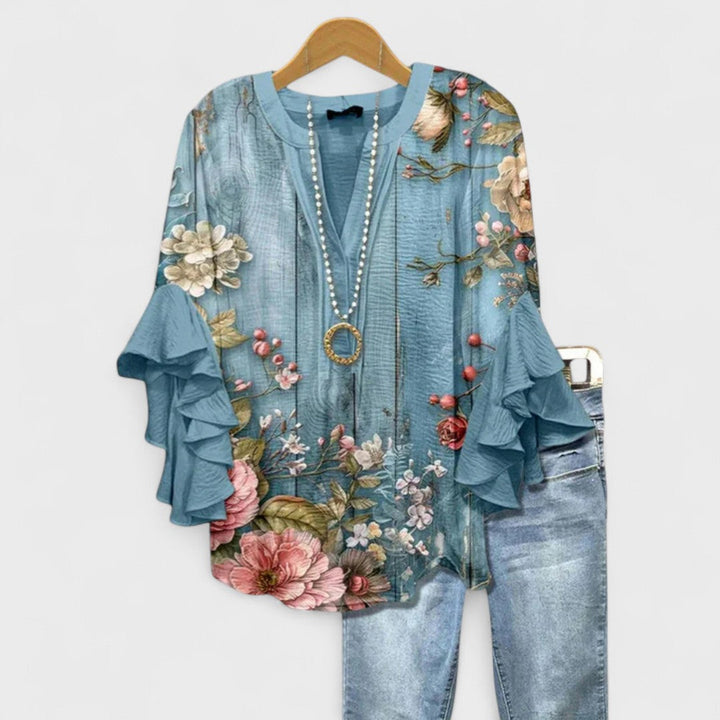 MARIBEL – RUFFLED TOP