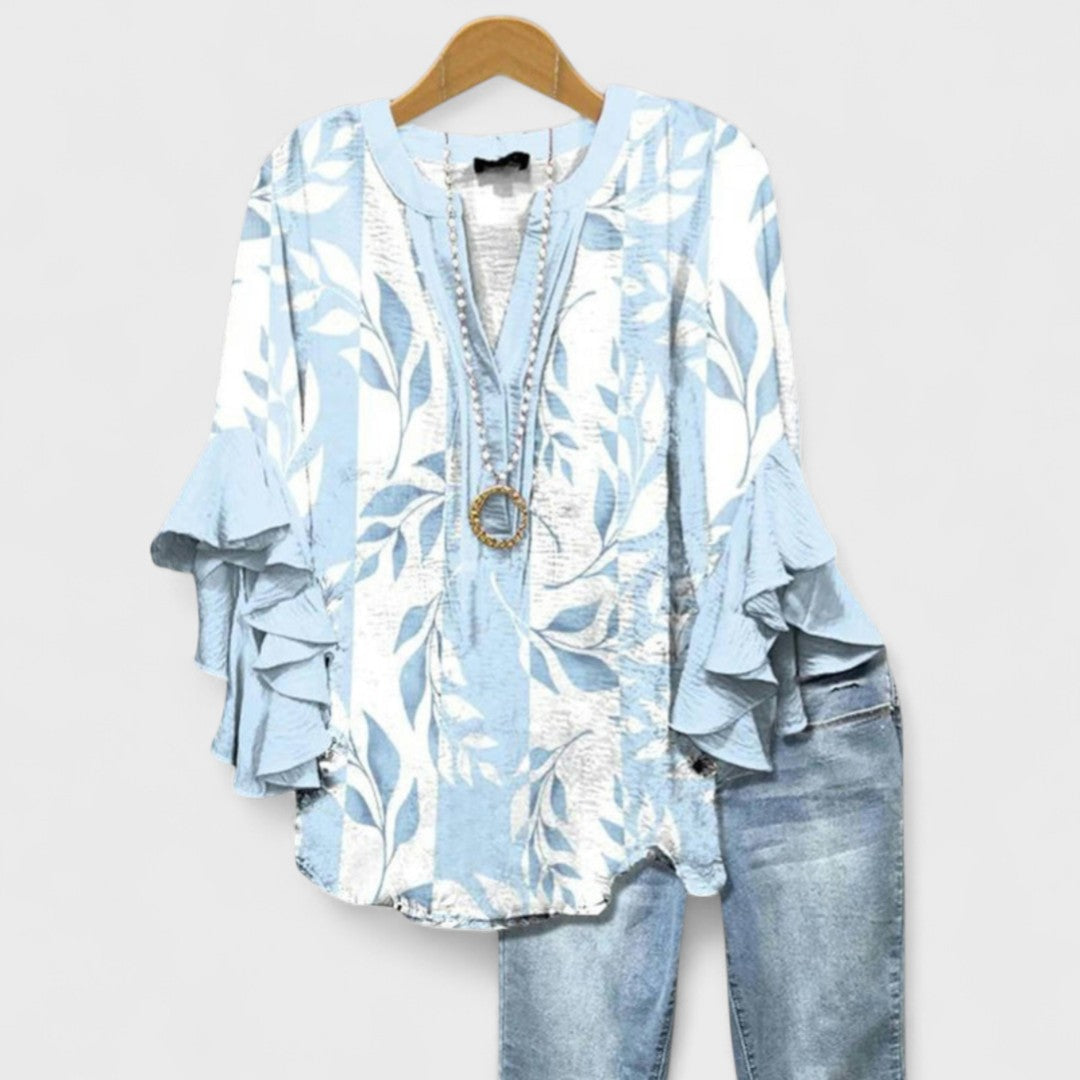 MARIBEL – RUFFLED TOP