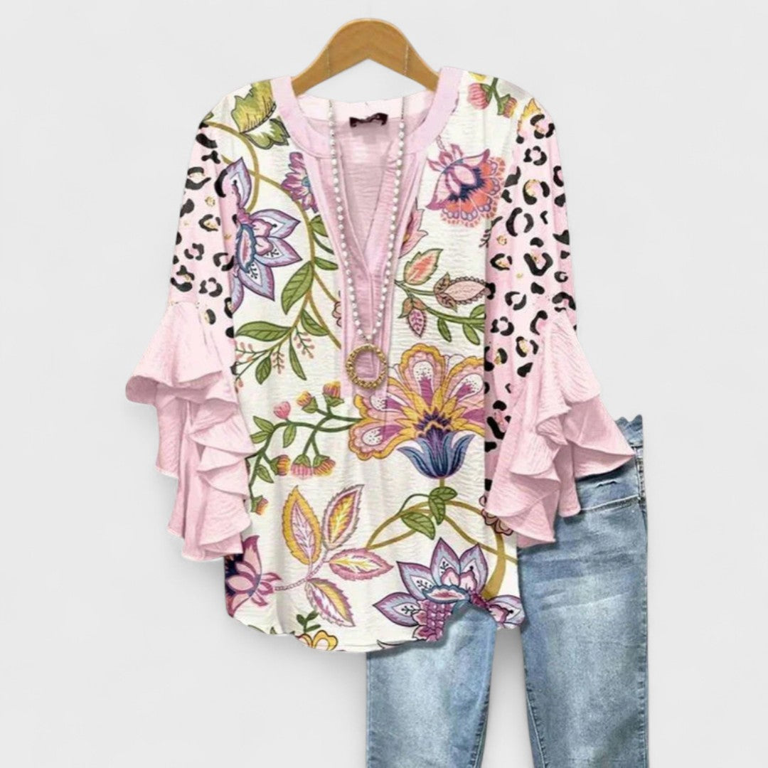 MARIBEL – RUFFLED TOP
