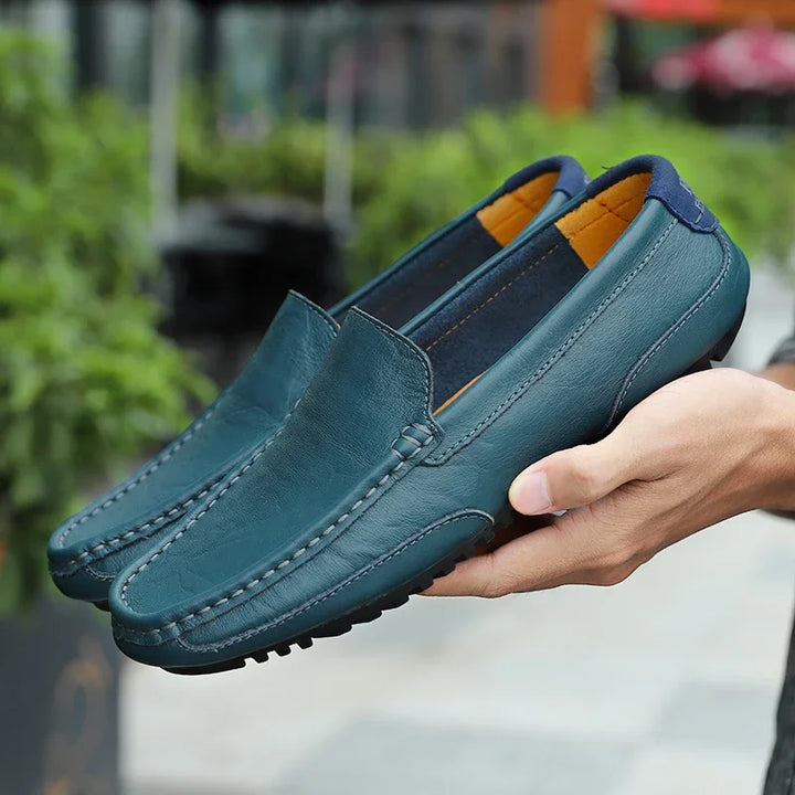 Vintage nahast Loafers