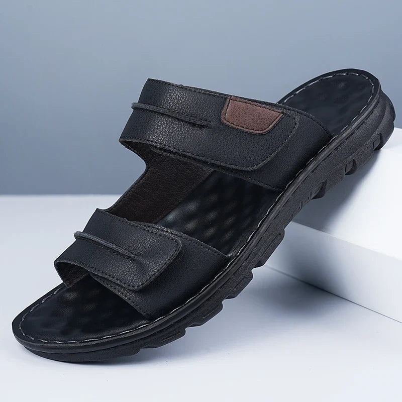 Elegantne nahast meeste sandaalid