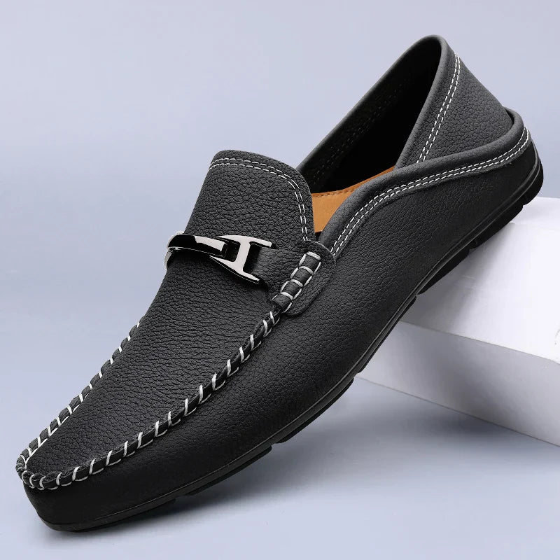 Premium nahast Loafers