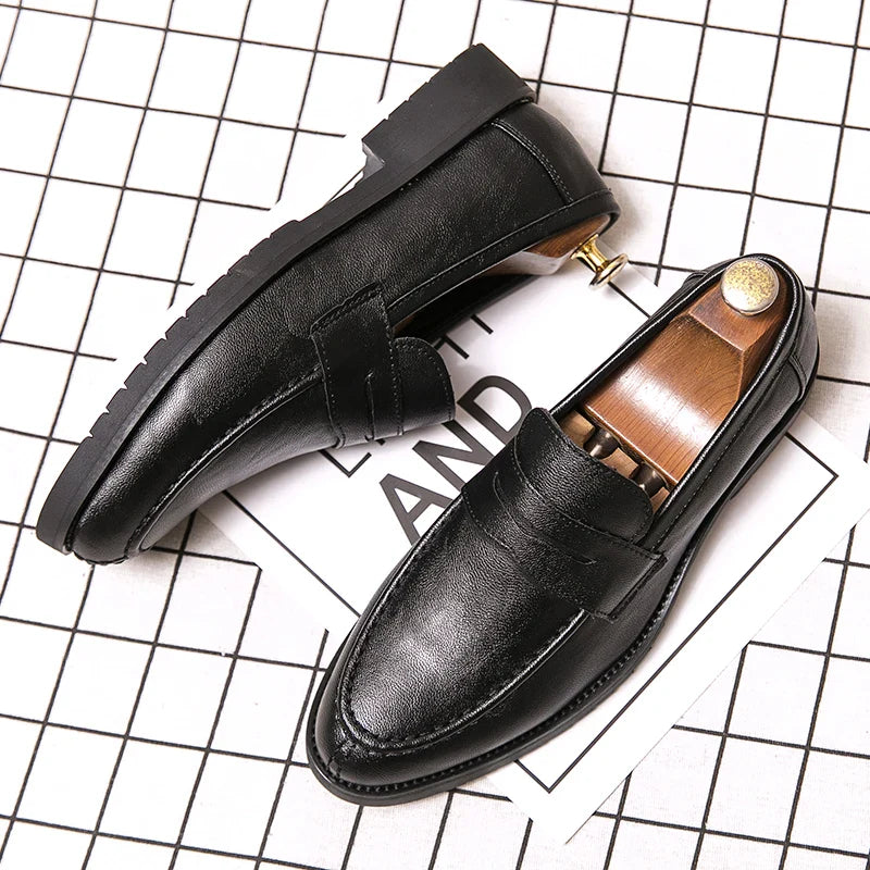 Igapäevased nahast loafers