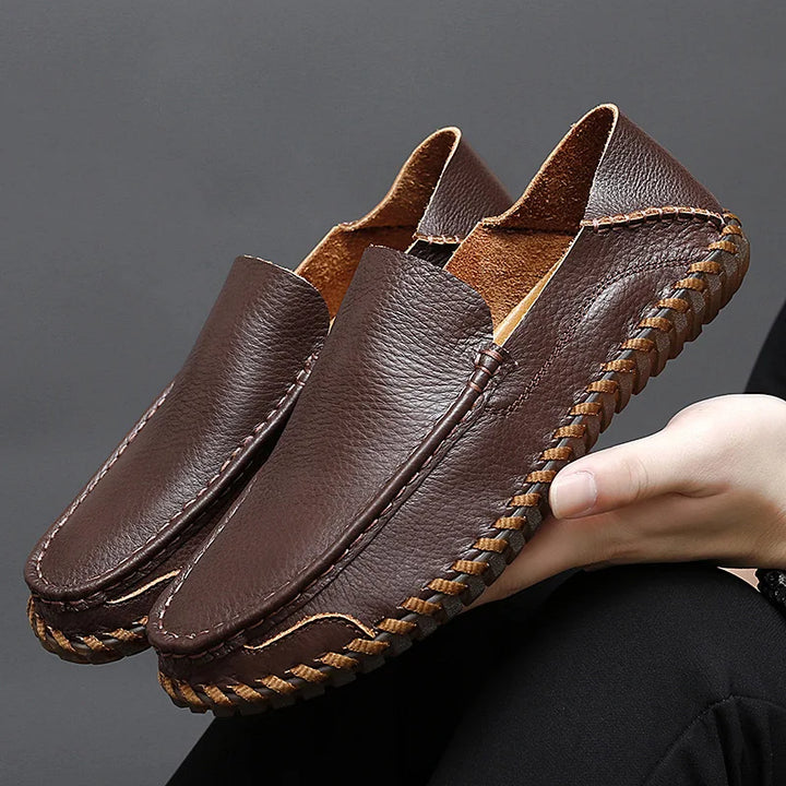 Igapäevased nahast loafers