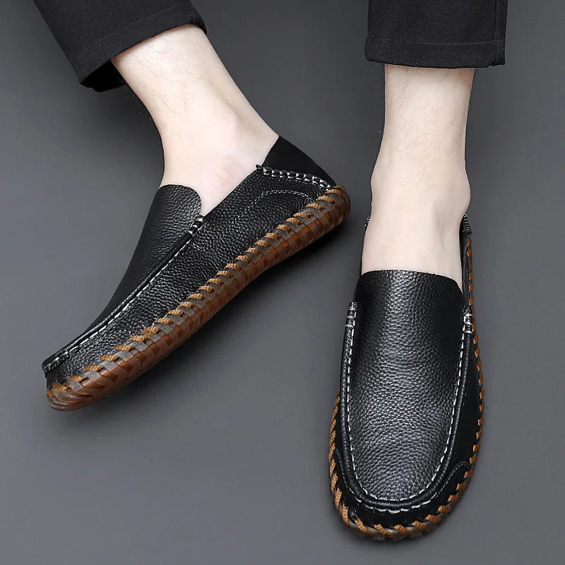 Igapäevased nahast loafers