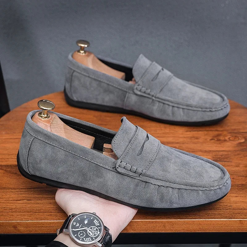 Kerge suède Loafers