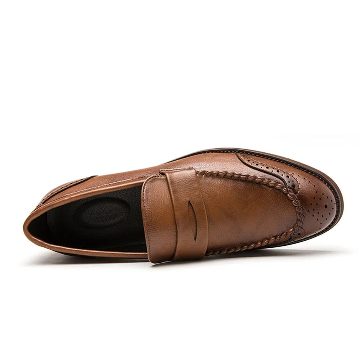 Šikid nahast loafers