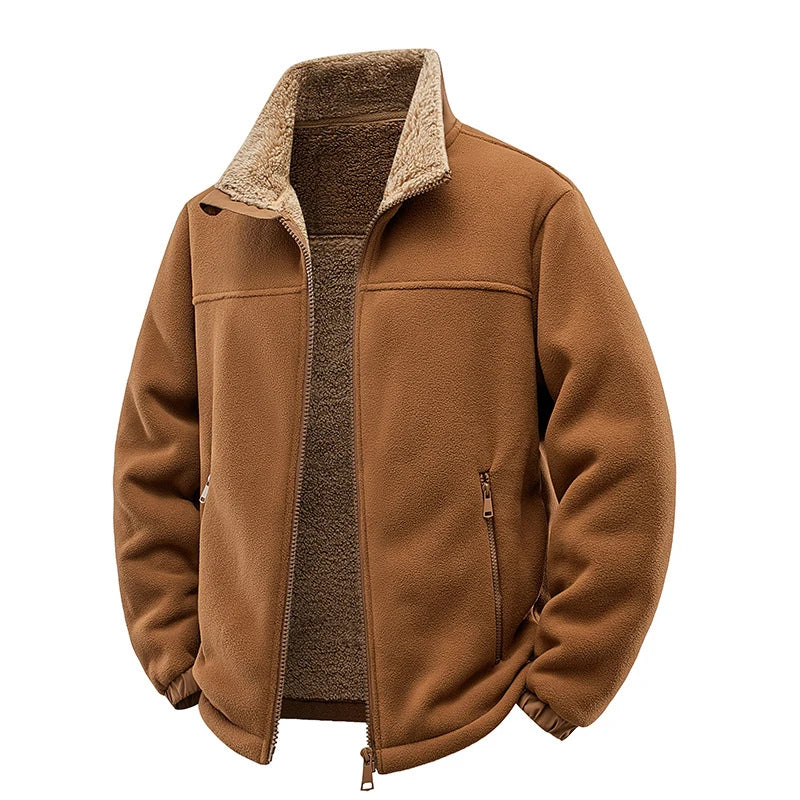 Mugav fleece voodriga jakk