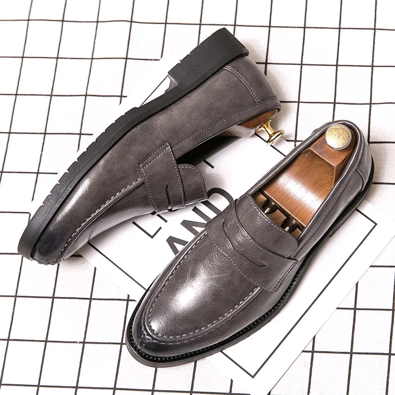 Igapäevased nahast loafers