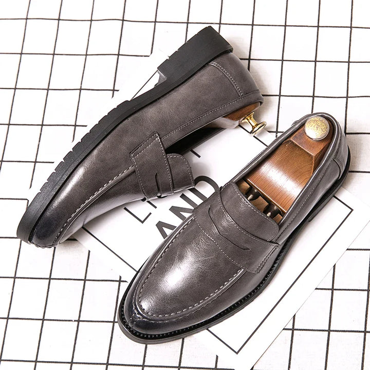 Igapäevased nahast loafers