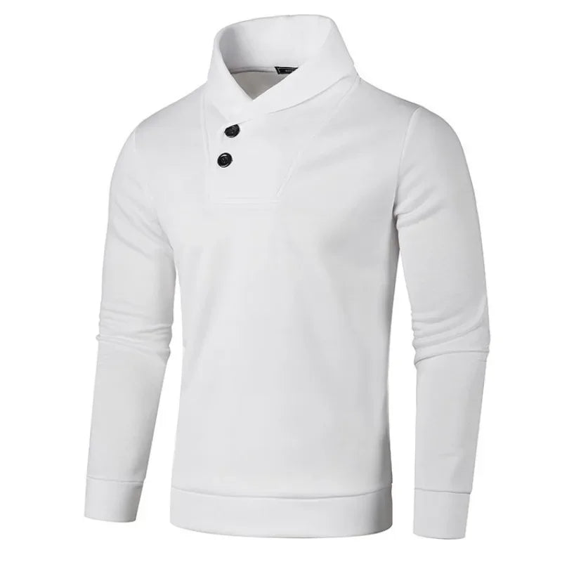 Elegantne nööpidega kõrge kaelusega särk