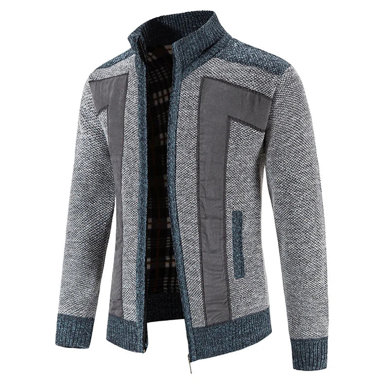 Elegantne kootud vest lukuga