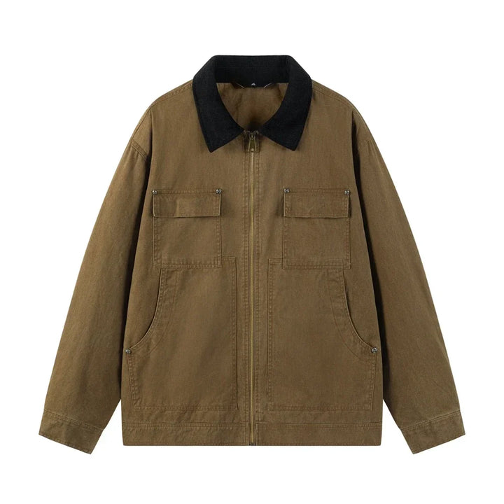 Elegantne puuvillane denim jakk