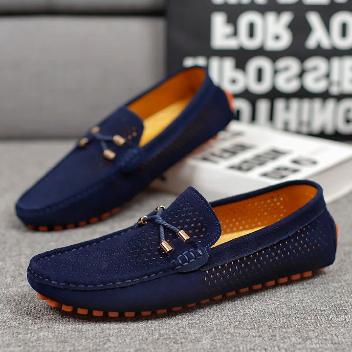 GIANNI PERFOREERITUD NAHKSED LOAFERID