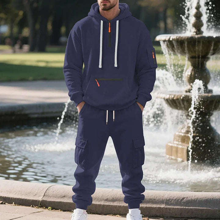 Elegantne Multi-Pocket meeste komplekt