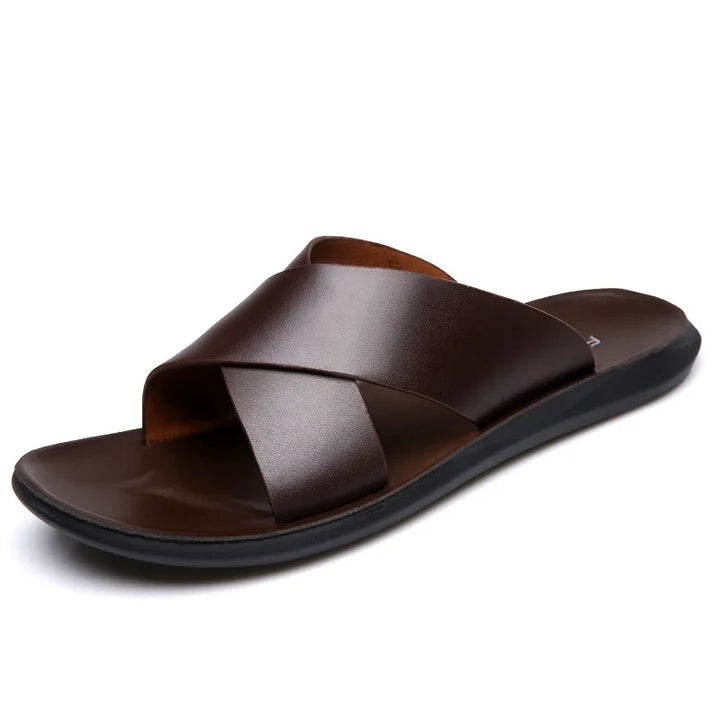 Elegantne Nahk Sandaalid