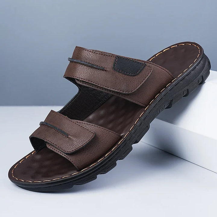 Elegantne nahast meeste sandaalid