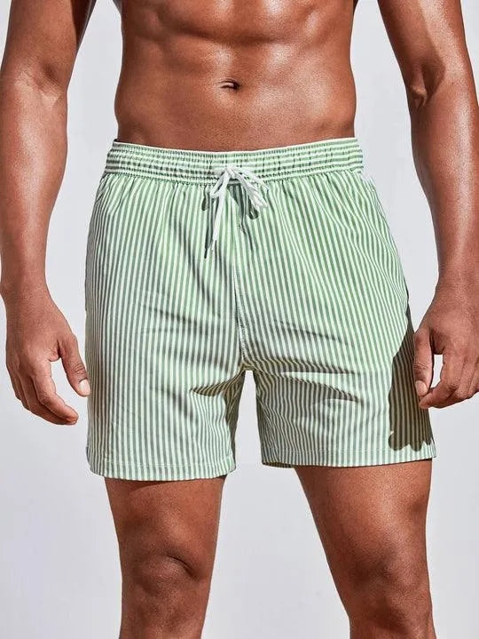 Elegantne triibuline ujumispüks