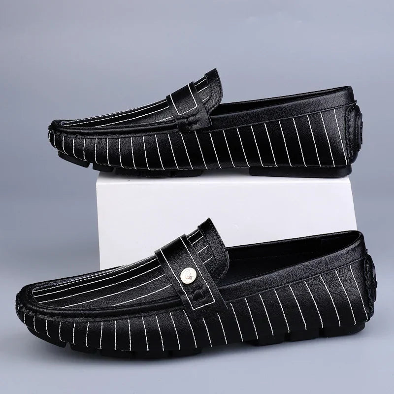 Šikid nahast loafers