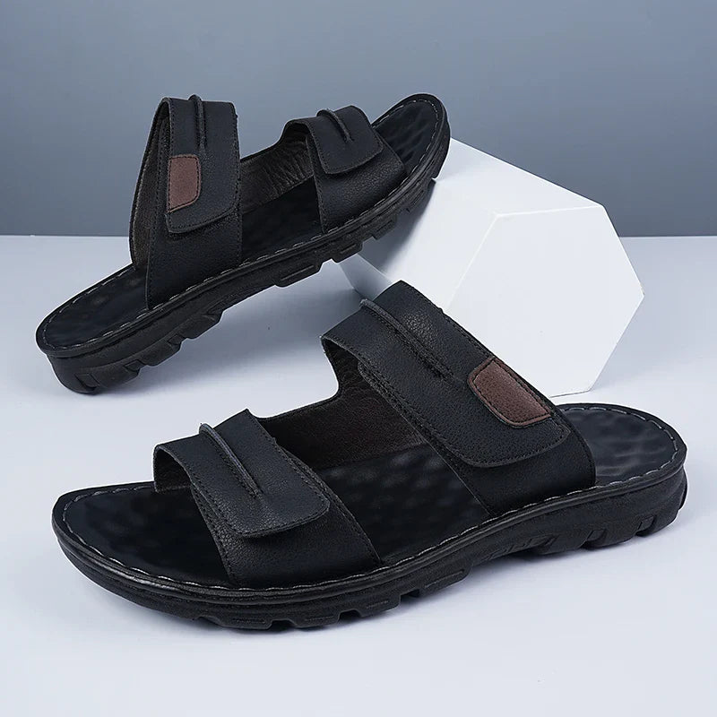 Elegantne nahast meeste sandaalid