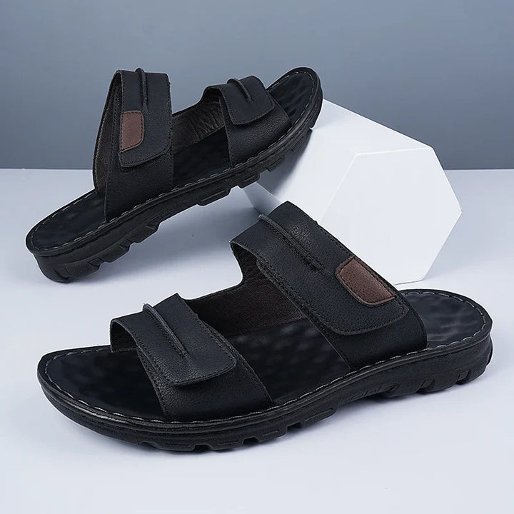 Elegantne nahast meeste sandaalid