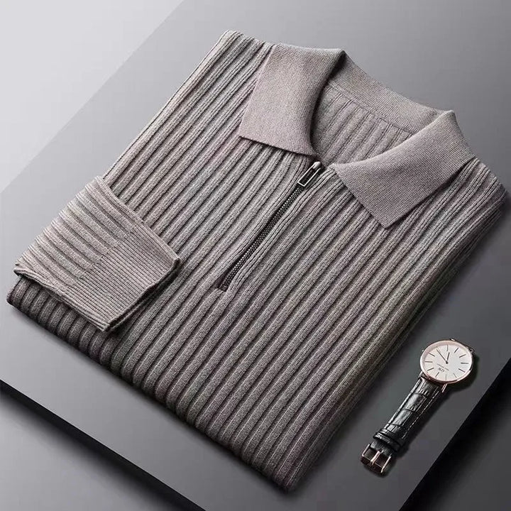 Elegantne triibuline särk lukuga