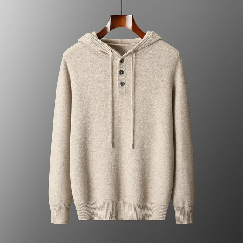 Elegantne Merino Villa Kapuutsiga Särk
