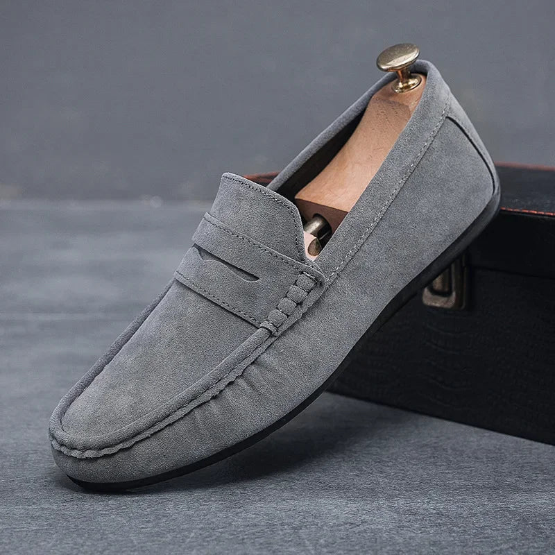 Kerge suède Loafers