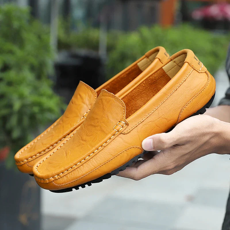 Vintage nahast Loafers