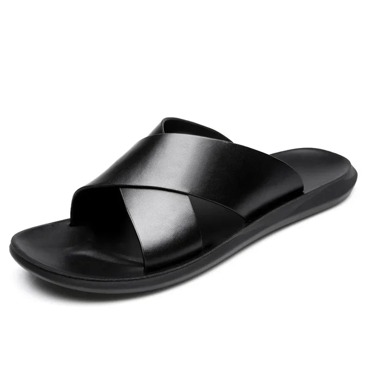 Elegantne Nahk Sandaalid